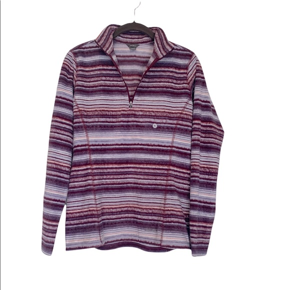 Eddie Bauer Quarter-Zip Fast Fleece Pullover - Picture 15 of 16